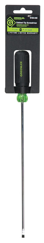 GREENLEE 0153-24C SCREWDRIVER, FLAT-CAB 3/16 X 10"