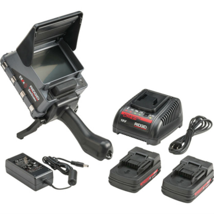 Ridgid 45143 CS6 Digital Recording Monitor with 2 Batteries and 1 Char