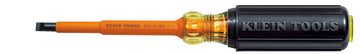 Klein Tools 602-4-INS 1/4-Inch Cabinet Tip Insulated Screwdriver, 4-Inch