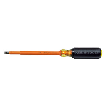 Klein Tools 602-7-INS Insulated Screwdriver, 5/16" Cabinet, 7-Inch
