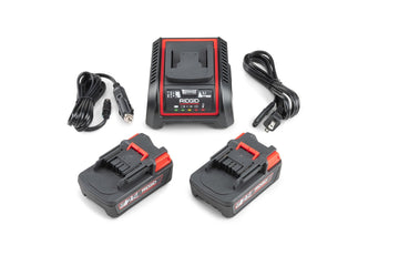 Ridgid 66013 Set of 2 Battery/1 Charger