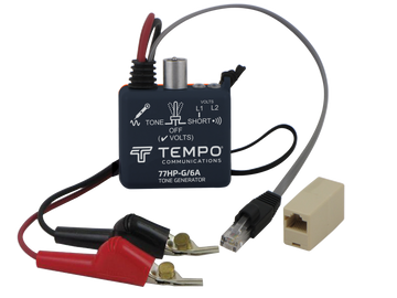 TEMPO (old Greenlee) 77HP-G6A Tone Generator High Power with ABN Clips