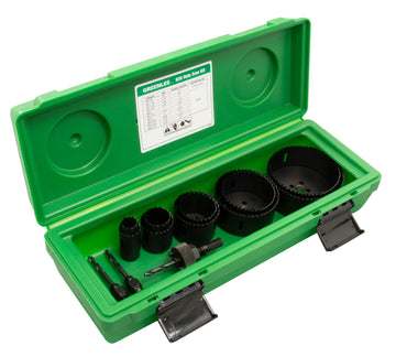 GREENLEE 835 13-Piece Hole Saw Set with 7/8" - 4-1/2" Saws