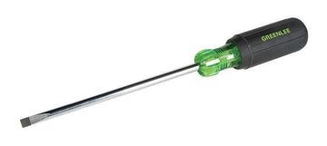 GREENLEE 0153-26C Round Shank 1/4" X 6" Flat Blade Screwdriver