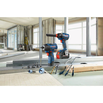 BOSCH DDMS40 40 PC. IMPACT TOUGH DRILL DRIVE CUSTOM CASE SYSTEM SET