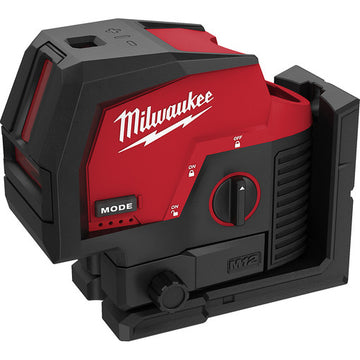 MILWAUKEE 3622-20 M12™ GREEN CROSS LINE AND PLUMB POINTS LASER