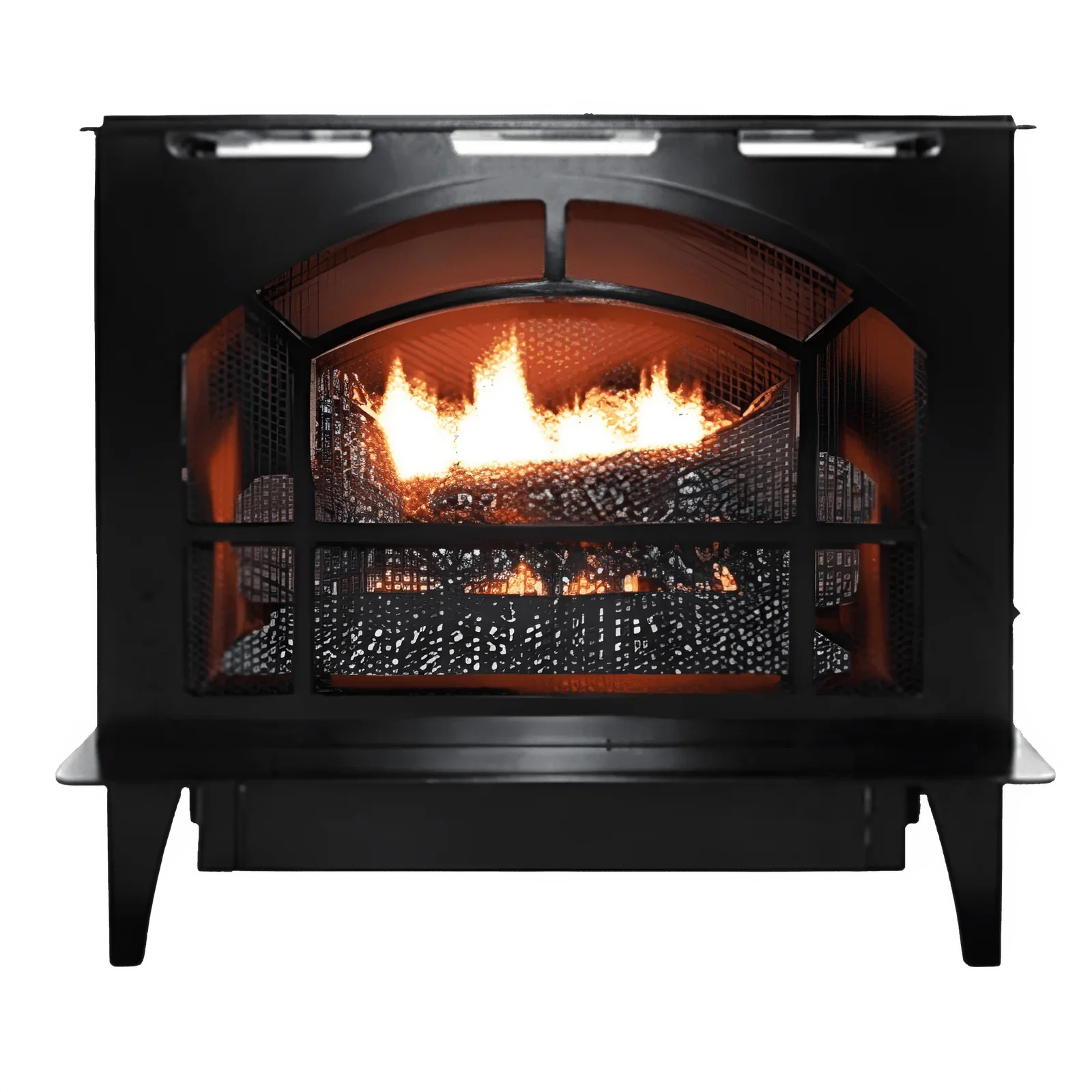 Buck Stove Townsend II 32,000 BTU's Vent Free Steel Series Gas Stove New - NVS-TOWNSEND-BLK-LP