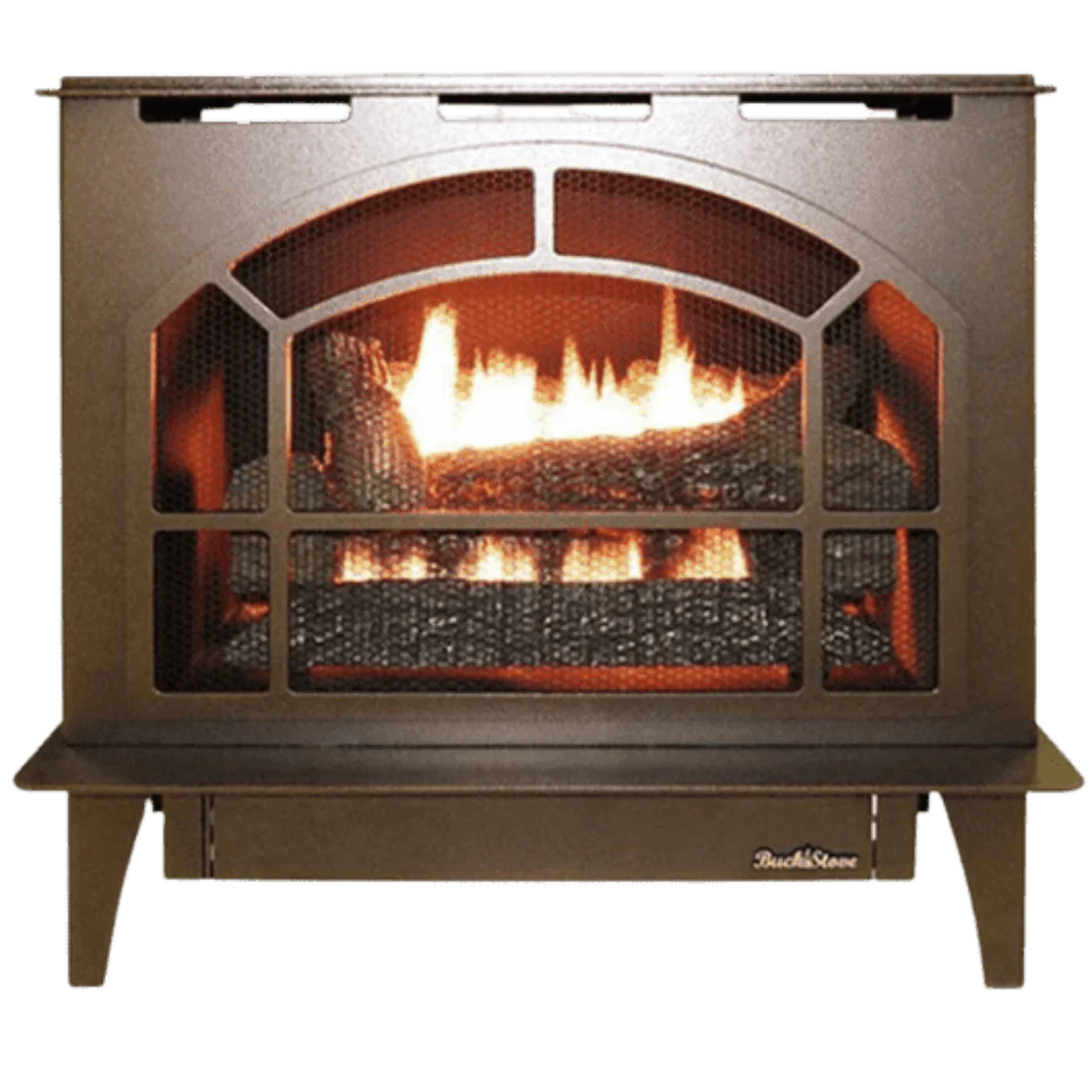 Buck Stove Townsend II 32,000 BTU's Vent Free Steel Series Gas Stove New - NVS-TOWNSEND-BLK-LP