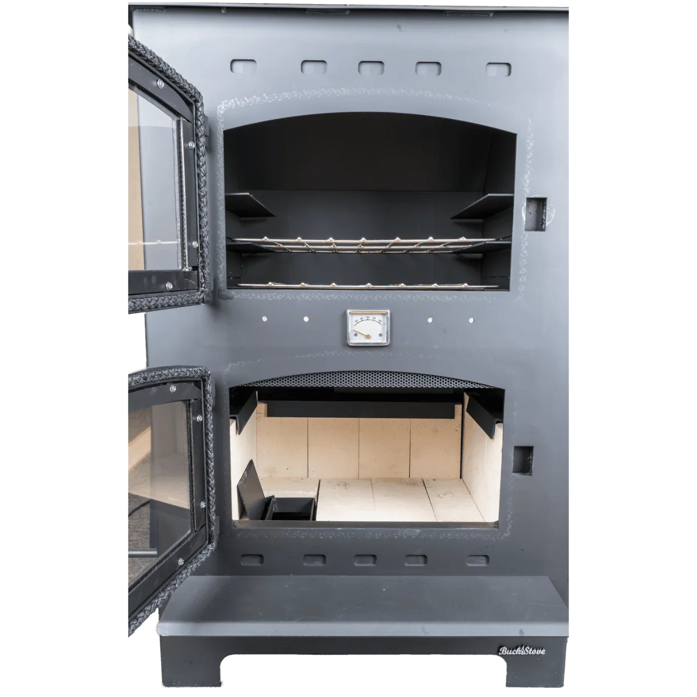 Buck Stove Homesteader Wood Burning Cook Stove 1,800 sq. ft. 28,901 BTU Black New - FP-HOMESTEADER