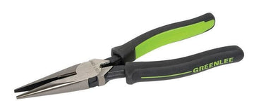 8" Long Nose Pliers/Side-Cutting (Molded Grip)