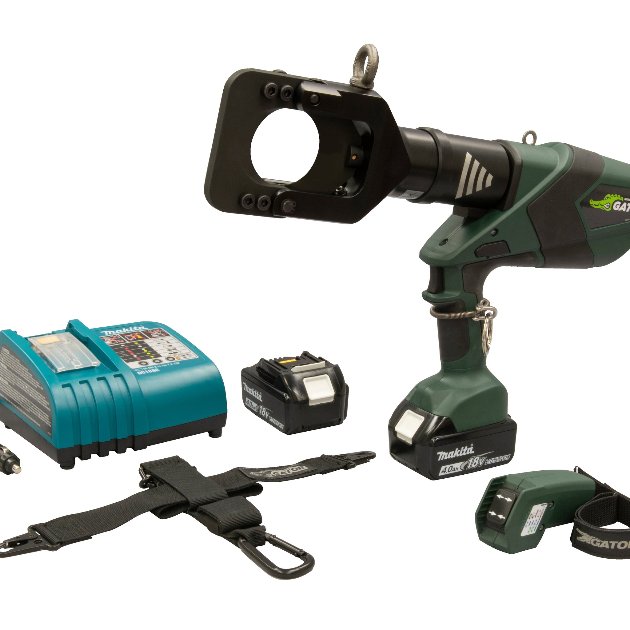 65 mm Gator Guillotin Remote Cable Cutter, 12V Charger