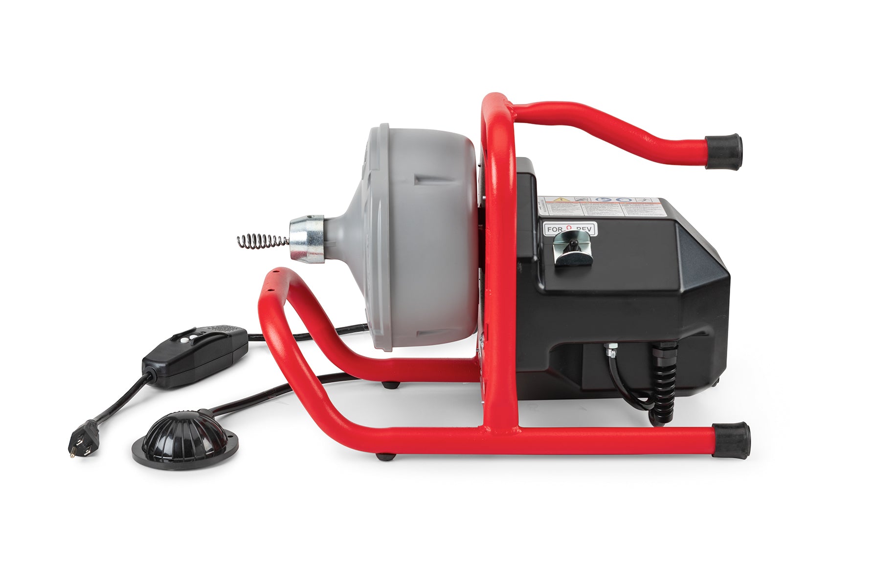 RIDGID 71732 Machine with:  AUTOFEED, Guide Hose, Mounting Bracket, C-13IC SB, 5/16" x 35' (8 mm x 10.7 m) Speed Bump Cable with Inner Drum