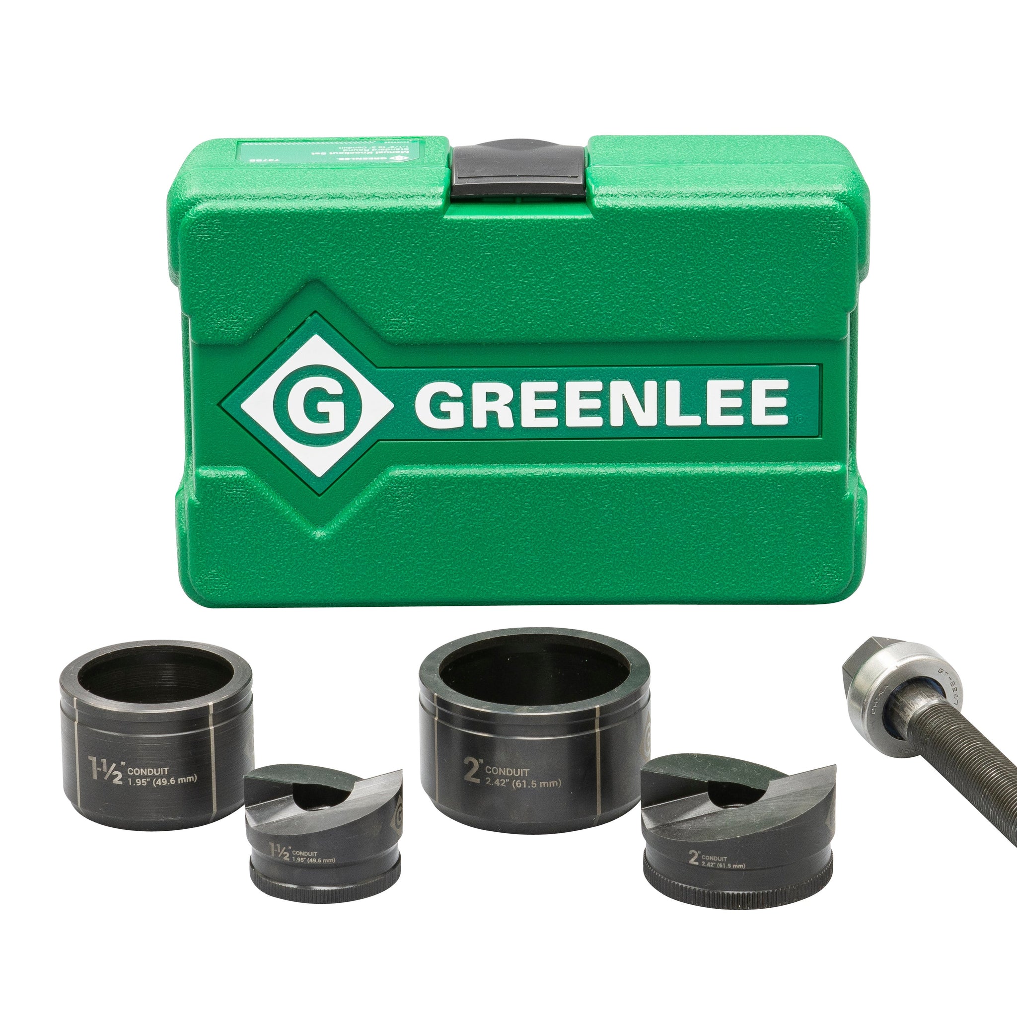 GREENLEE 7237BB Slug-BusterÂ® 1-1/2" - 2" Manual Knockout Set