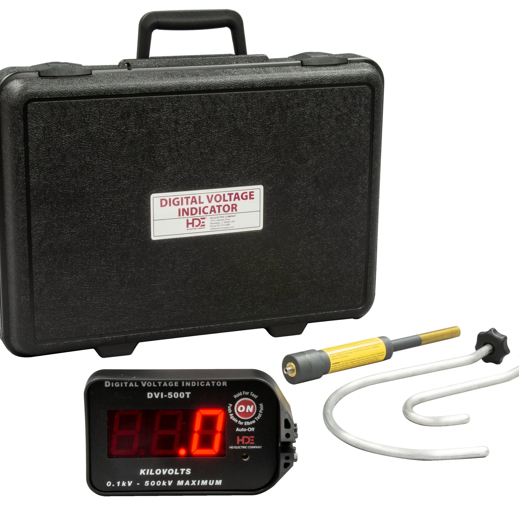 GREENLEE DVI-500T/K01 Digital Voltage Indicator w/ Test Point 500kV, OH/UG Kit 1