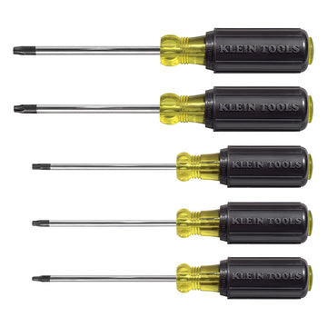 Klein Tools 19555 TORXÂ®  Cushion-Grip Screwdriver Set 5-Piece