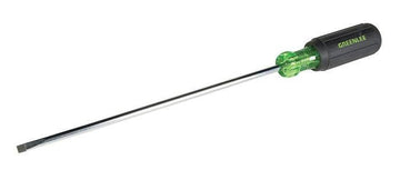 GREENLEE 0153-23C Round Shank 3/16" X 8" Flat Blade Screwdriver