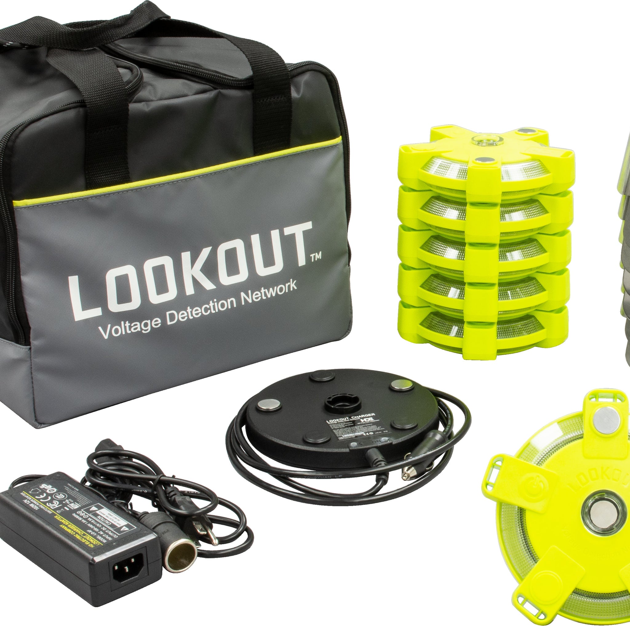 GREENLEE LO-06C LOOKOUTÂ®  Voltage Detection Network, Cones Kit