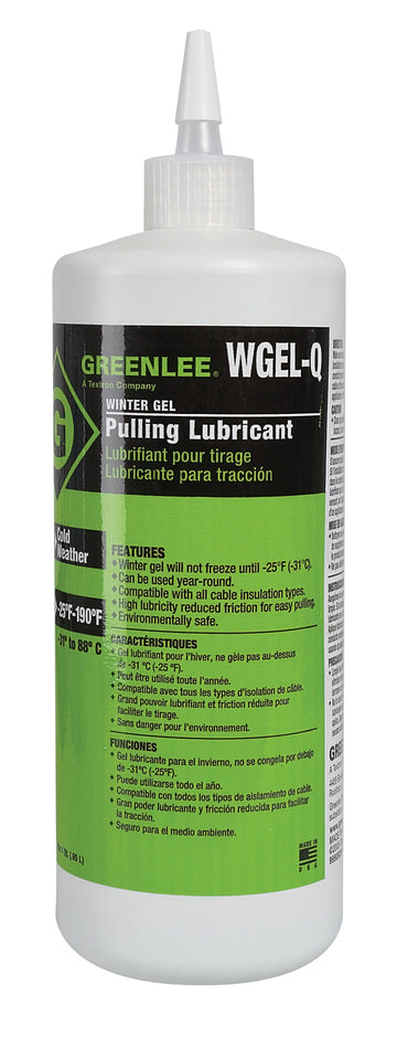 Winter-Gel Pulling Lube One Quart Squeeze Bottle