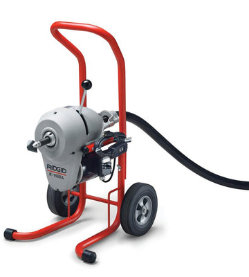 RIDGID 23712 K-1500A Sectional Machine, A-Frame Sectional Sewer Machine with Easy Plumbing Cable Changes, Drain Cleaning Machine