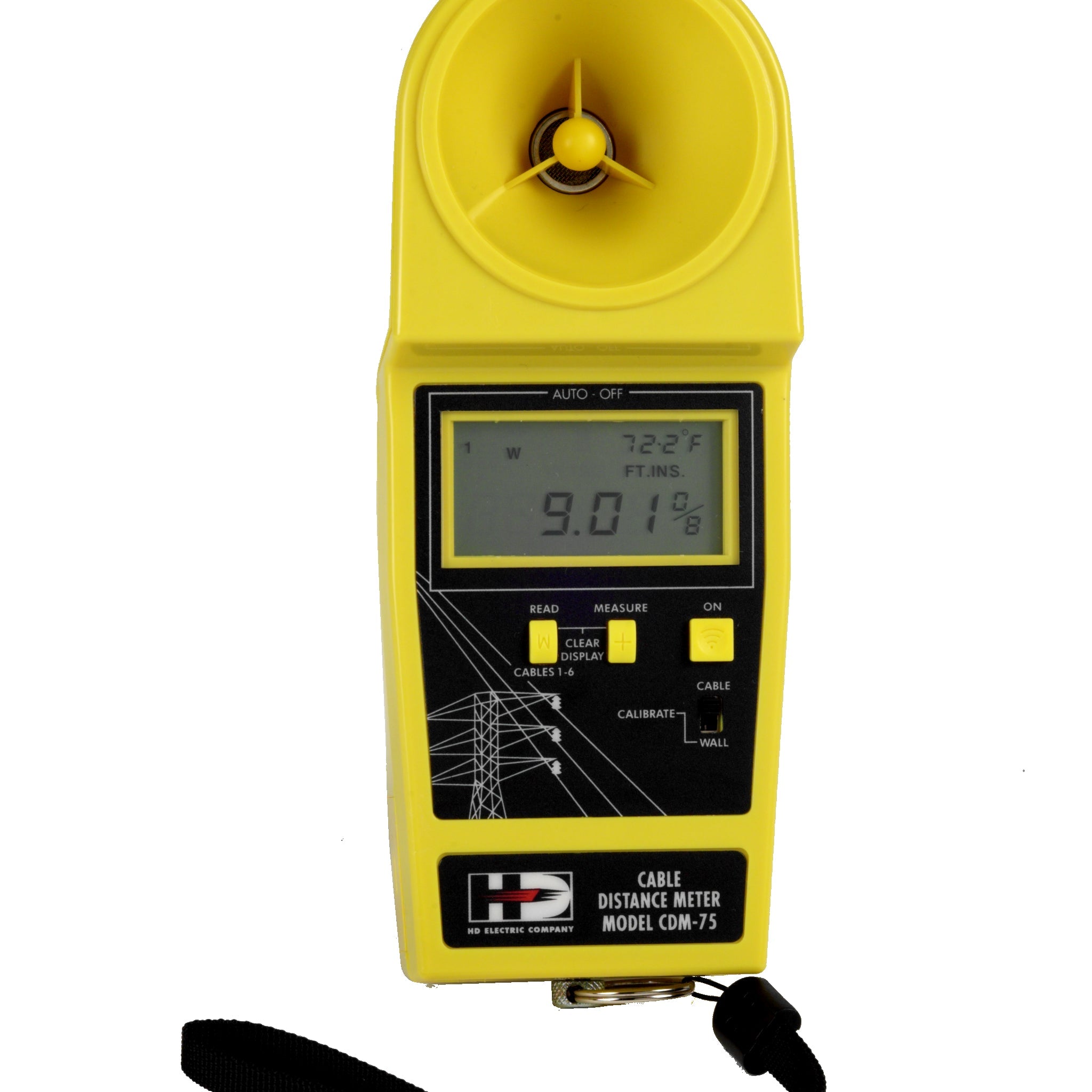 GREENLEE CDM-50 Cable Distance Meter, 50'