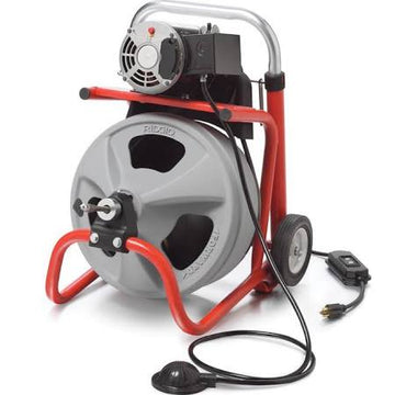 Ridgid 26998 TOOL COMPANY GIDDS-813353 K-400 Drum Machine With C-45 Cable - 813353