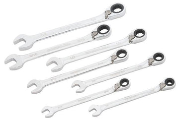 GREENLEE 0354-01 7-Piece Combination Ratcheting Wrench Set