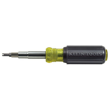 Klein Tools 32527 11-in-1 Screwdriver Nut Driver with Schrader? Bit