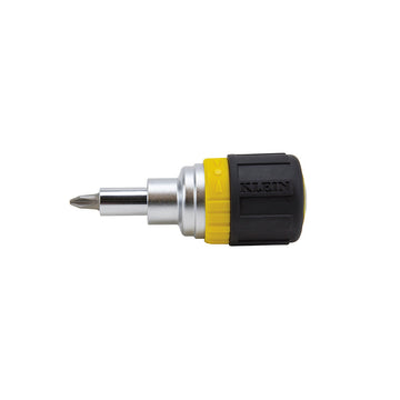 Klein Tools 32593 6-in-1 Ratcheting Stubby Screwdriver