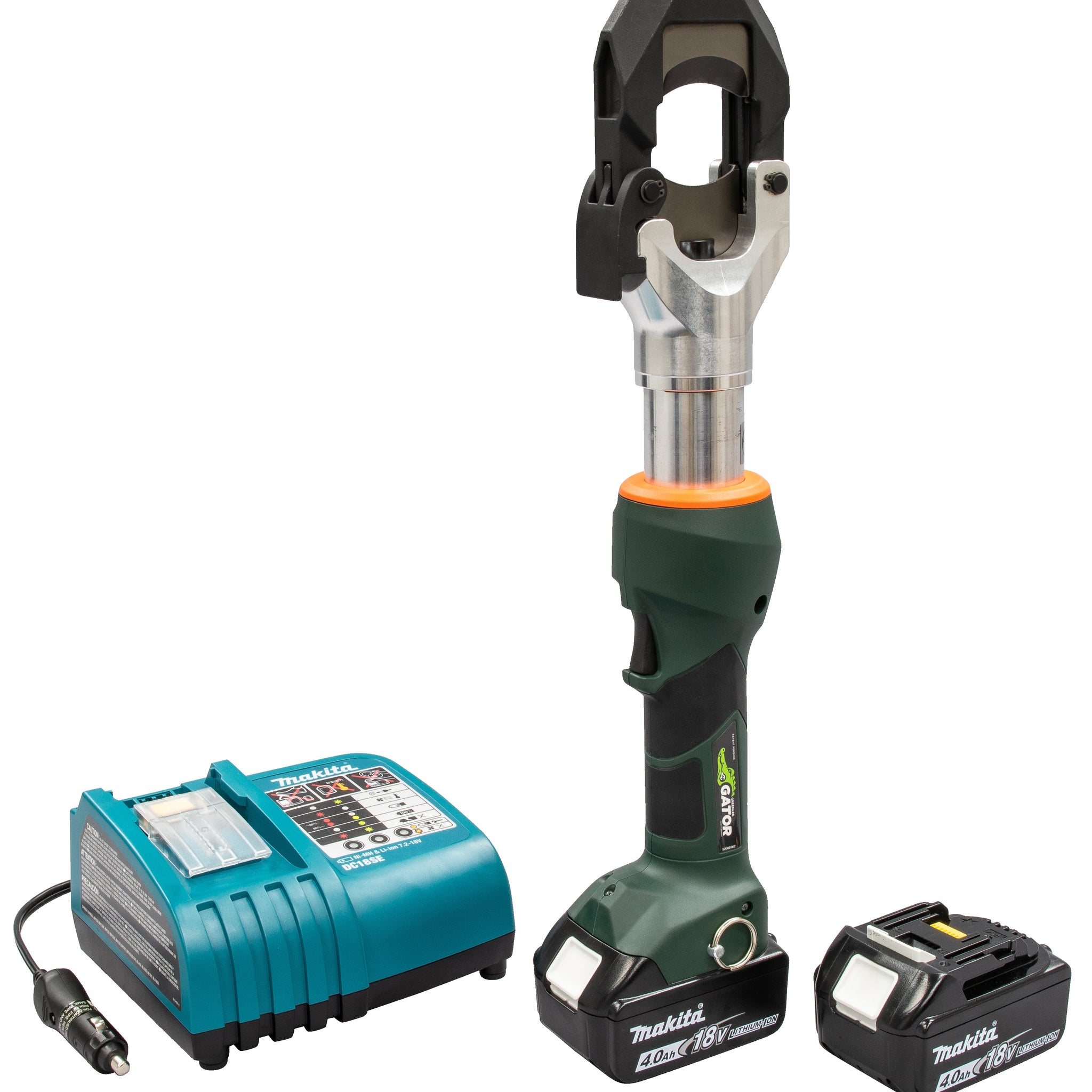GREENLEE ESG45LX12 45 mm Gator Guillotin Hard Metal Cutter, 12V Charger