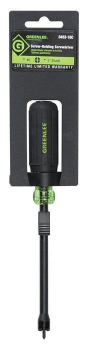 GREENLEE 0453-16C Screw-Holding Screwdriver Phillips Tip #0 x 5"