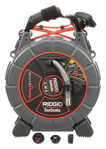 RIDGID 37473 SeeSnake MicroDrain D65S Reel Pipe Inspection Camera, Video Inspection Camera and Plumbing Snake Camera (CA-350 Sold Separately)