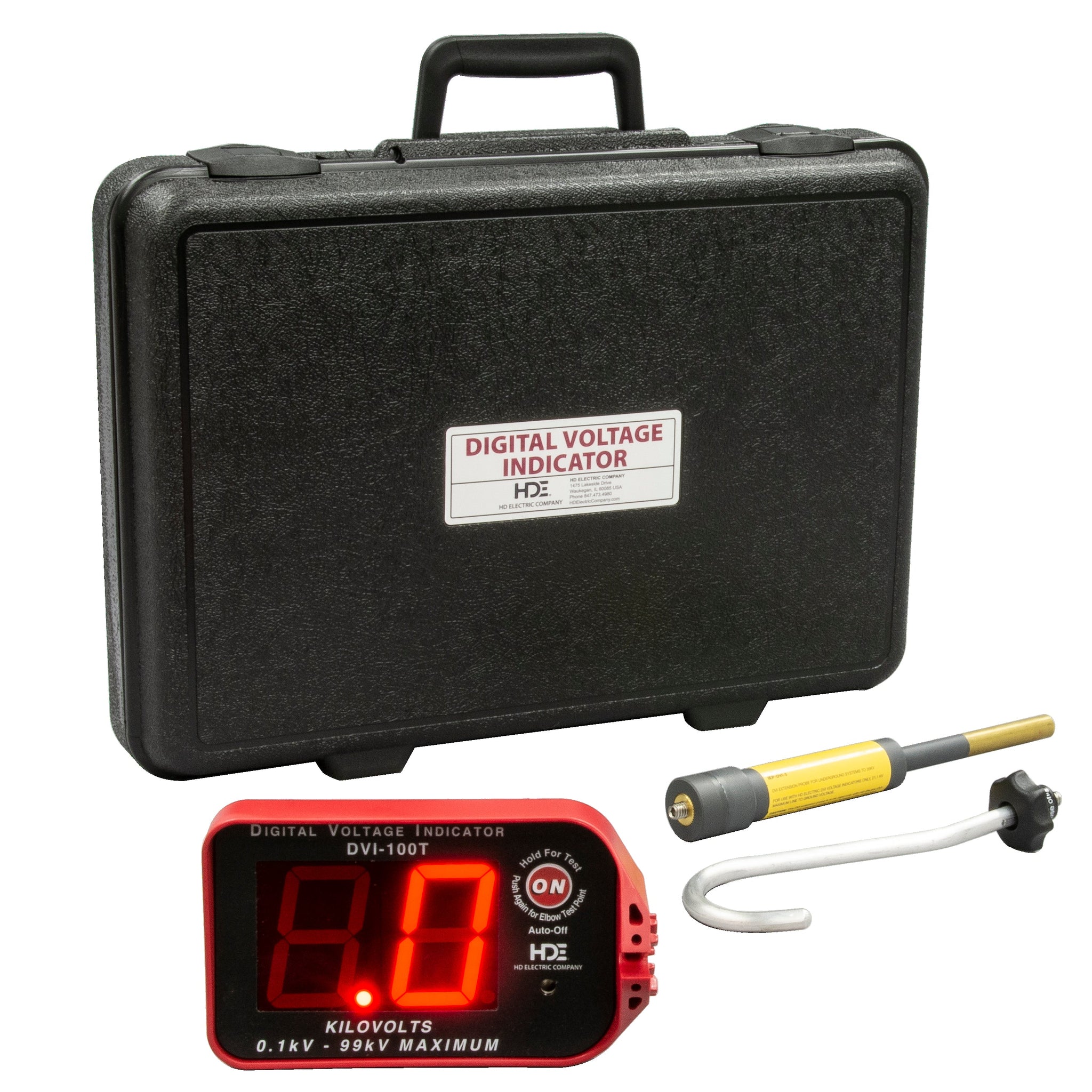 GREENLEE DVI-100T/K01 Digital Voltage Indicator w/ Test Point 100kV, OH/UG Kit 1