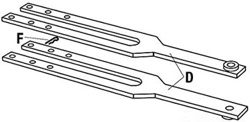 Greenlee 26309 BAR UNIT-CONNECTING (881CT)  (26309)