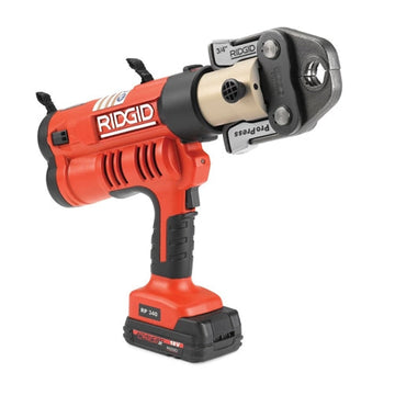 RIDGID 43348 RP 340-B Press Tool  Hydraulic Crimping Tool Jaws Not Included - ProPress Tool Jaws, PureFlow MegaPress, Standard Series Jaws and Rings Compatible (Cordless)