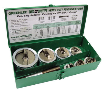 GREENLEE 7307 Hydraulic Knockout Punch Set, SC