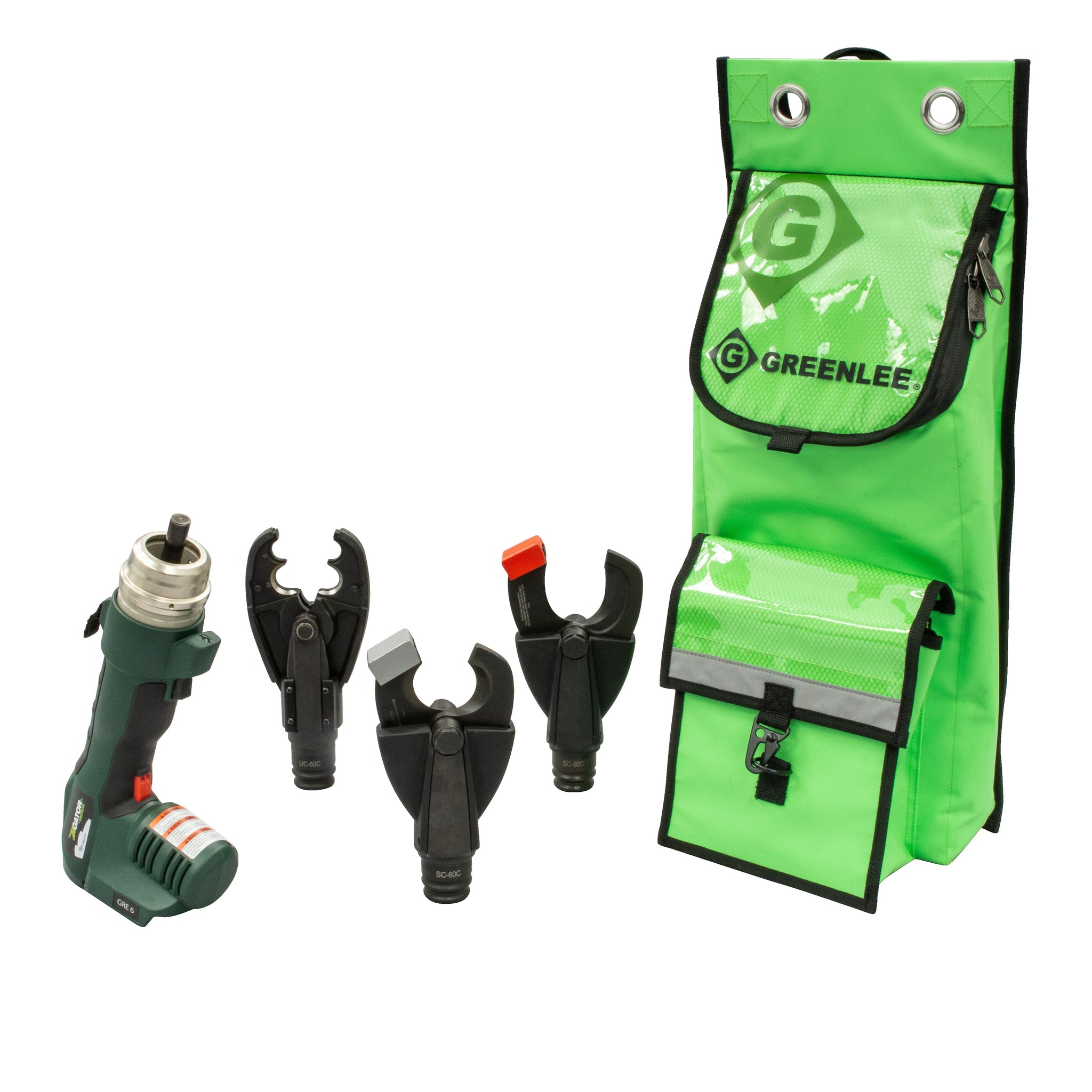 GRE-6 Multi-Tool with D3O Crimper, ACSR & Cu/AL Cutting Heads, Bare