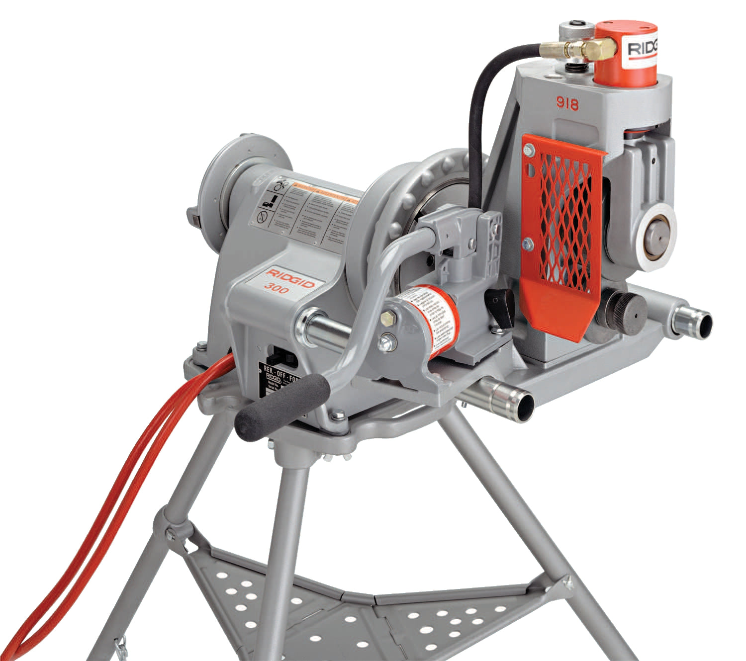 RIDGID 48382R 918 Roll Groover w/1224 Carriage Mount Kit