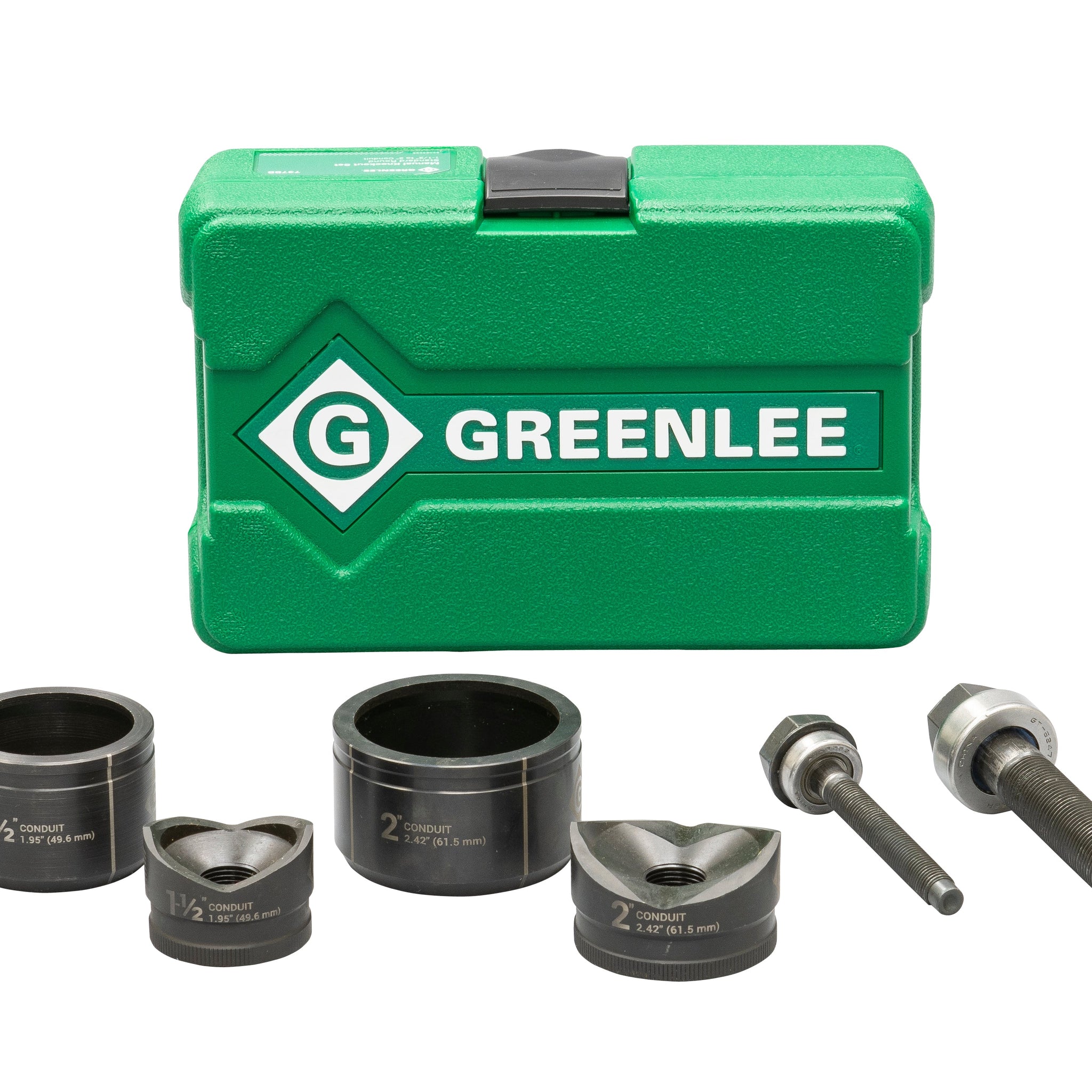 GREENLEE 737BB Standard Round 1-1/2" - 2" Manual Knockout Set