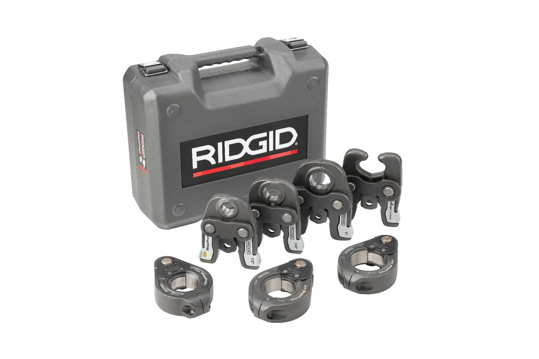 Ridgid 48553 Standard Jaws and Rings for Â½â€ â€“ 2â€ MegaPressÂ®