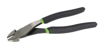 GREENLEE 0251-08AD 8" High-Leverage Diagonal Cutting Pliers, Angled Head (Dipped Grip)