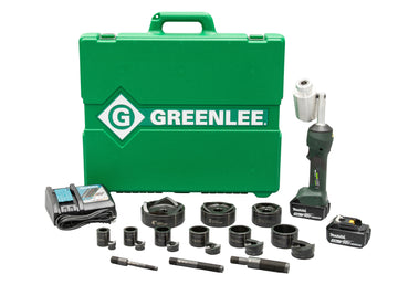 GREENLEE LS100X11SB4X Intelli-PUNCHâ„¢ Battery-Hydraulic Knockout Kit w/ Slug-BusterÂ® 1/2" - 3" and 4"