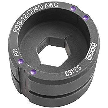 RIDGID 52433 DIE, 12T RD CU #4