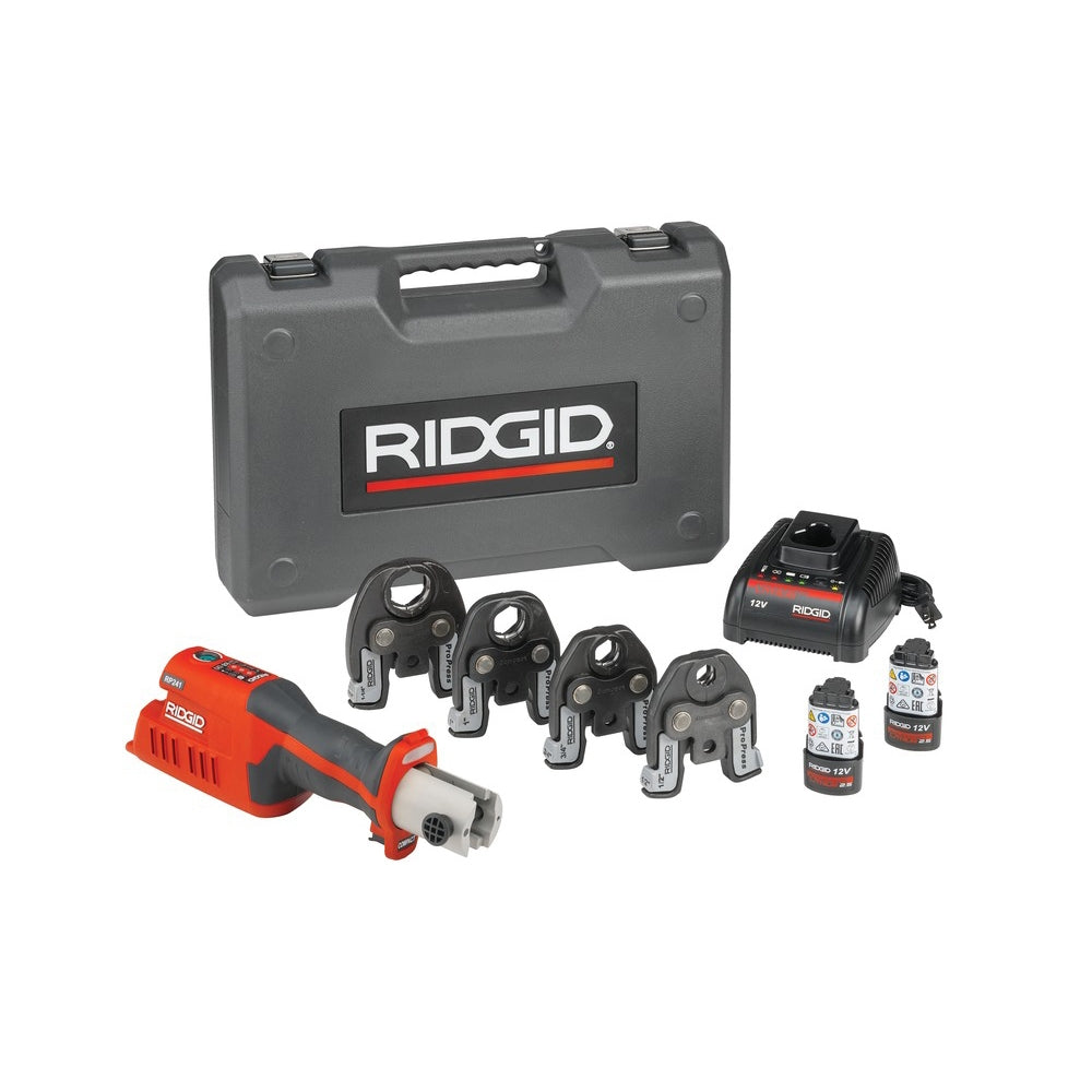 Ridgid 57373 RP 241 Press Tool Kit 1/2"-1" PP+LIO