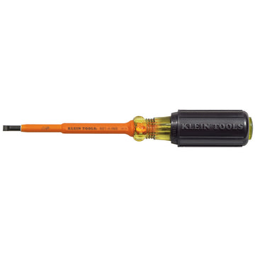 Klein Tools 601-4-INS Insulated Screwdriver, 3/16-Inch Cabinet, 4-Inch