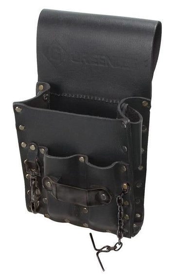 GREENLEE 0258-13 Heavy-Duty 5-Pocket Leather Pouch