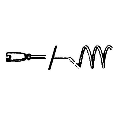 RIDGID 62055 Round Stock Corkscrew, 2" (50 mm) Model T-302