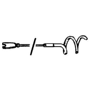 RIDGID 62370 Square Stock Corkscrew, 8