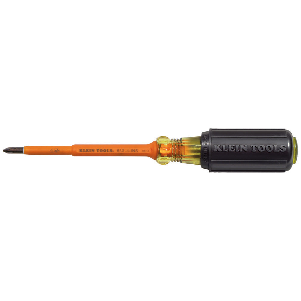 Klein Tools 32244INS 125 mm VDE Insulated Screwdriver, 5.5 mm CAB Tip