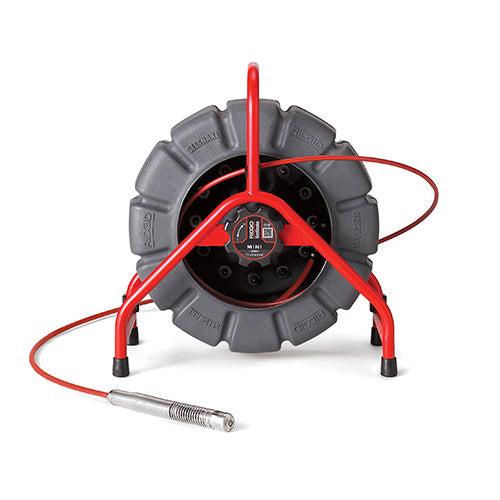Ridgid 63628 SeeSnake Mini Camera Reel with TruSense Technology, 200 ft. Cable and 30 mm Self-Leveling Camera Head