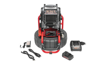Ridgid 63828 SeeSnake Compact C40 System with 25mm 131' Self-Leveling TruSense Camera Reel, CS6x VERSA Digital Monitor, Battery and Charger